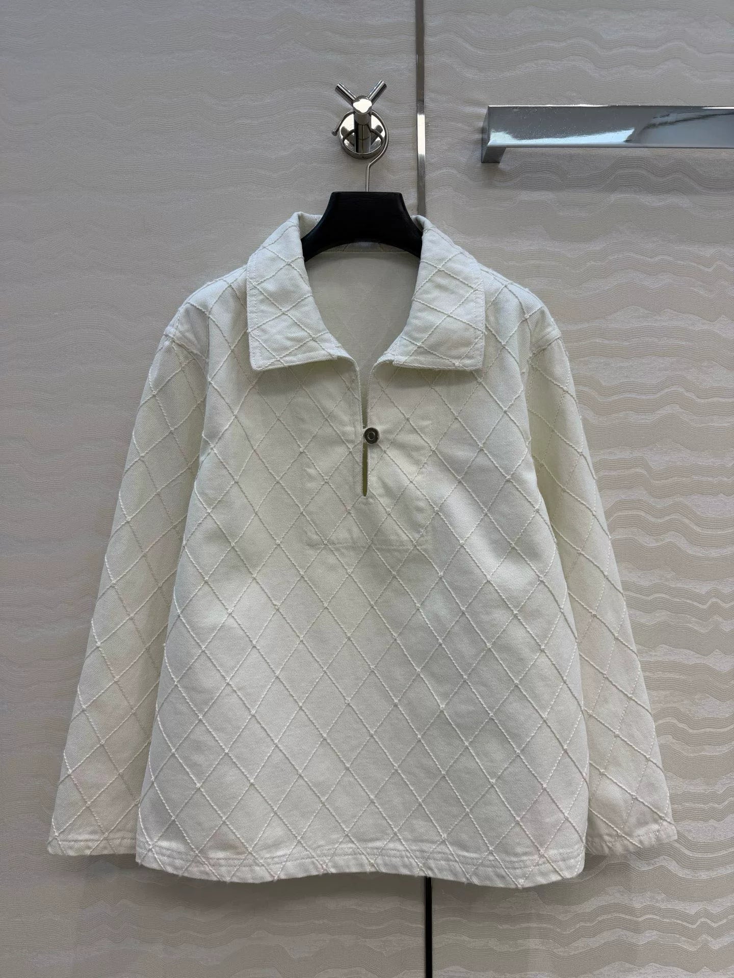 Spring, summer 26ss June, Nanyou summer new island beach embroidered rhombus lapel denim jacket + suspender skirt + trousers + shorts
