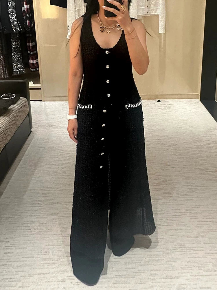 Star Jenny same dress, women's dress, silk embroidery, slim and thin, high-end medium and long suspenders