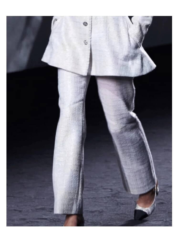 25 New French Style Suit Jacket Short Pants Dress Socialite Elegant Waist-Cinching Tweed Slimming