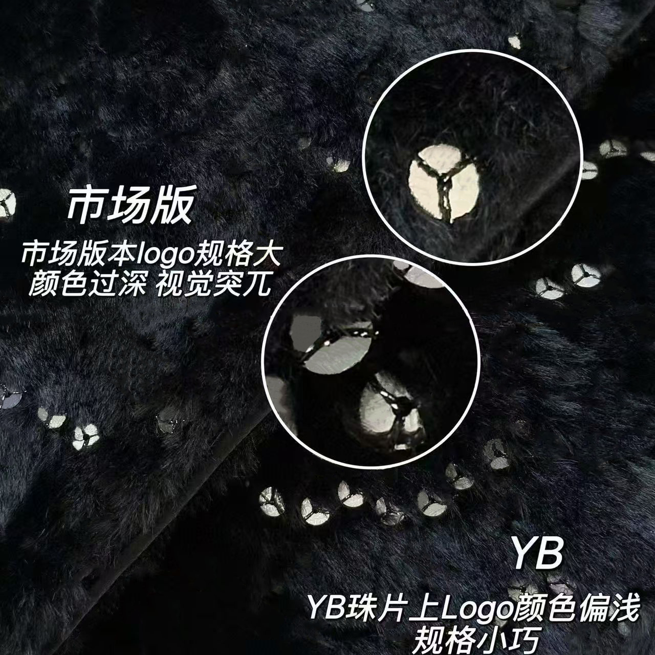 2025 Autumn and Winter Heavy Industry Celebrity Style Temperament Skiing Black and White Sequins Furry Short Dark Pattern Top Jacket Woman