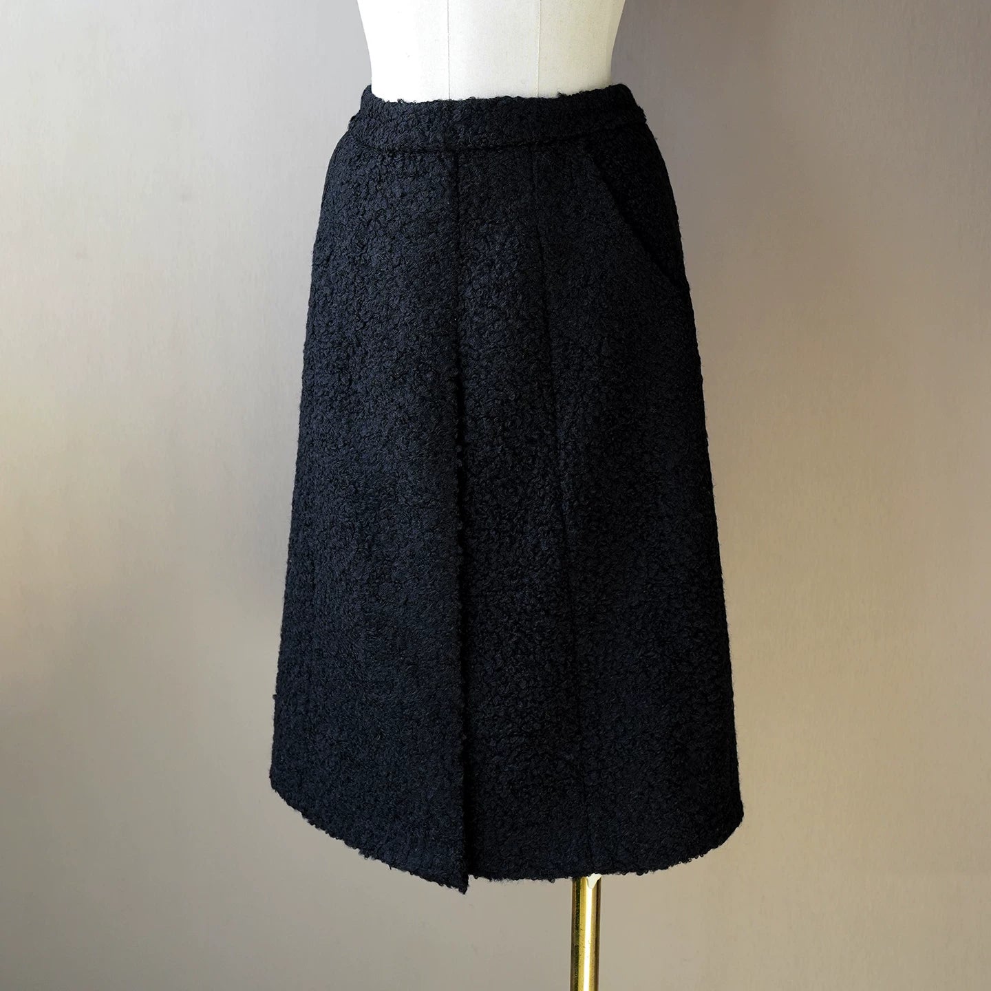 Autumn and winter wool jacket, women's skirt, celebrity temperament, tweed top, French light luxury haute couture suit