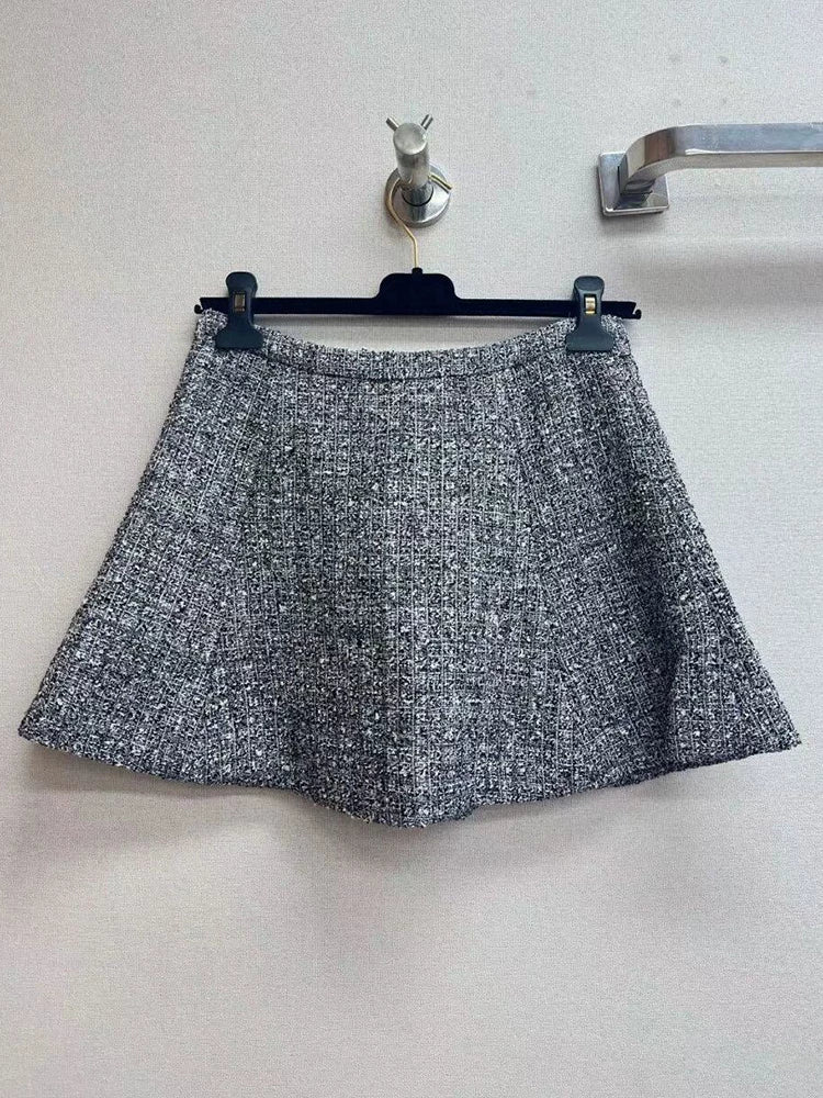 25 spring and summer new suit, sling vest, skirt, celebrity temperament, high-end tweed two-piece set