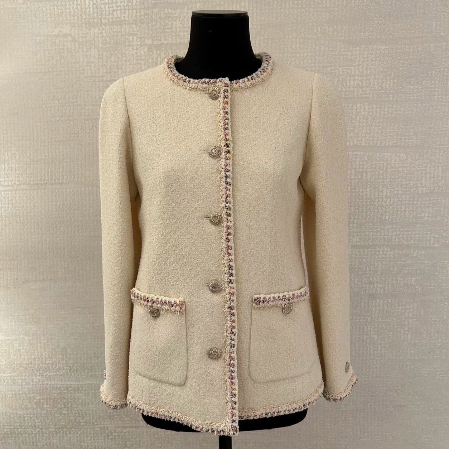 2026 early spring new tweed suit women's daughter feeling gentle and thin jacket skirt two-piece set