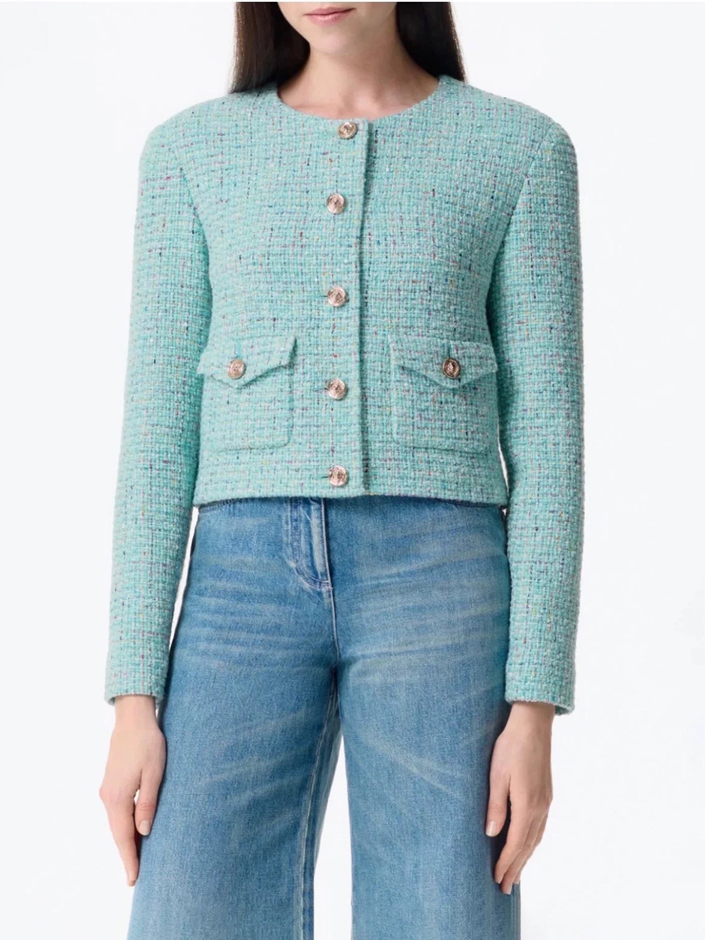 Early autumn new suit women's high-end temperament socialite fashion coat tweed skirt two-piece set